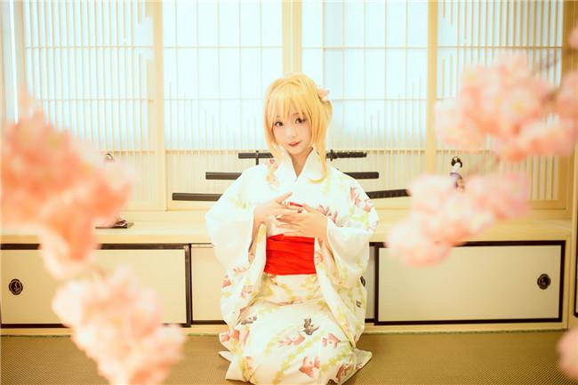 《魔卡少女樱》小樱金鱼浴衣,cosplay,二次元