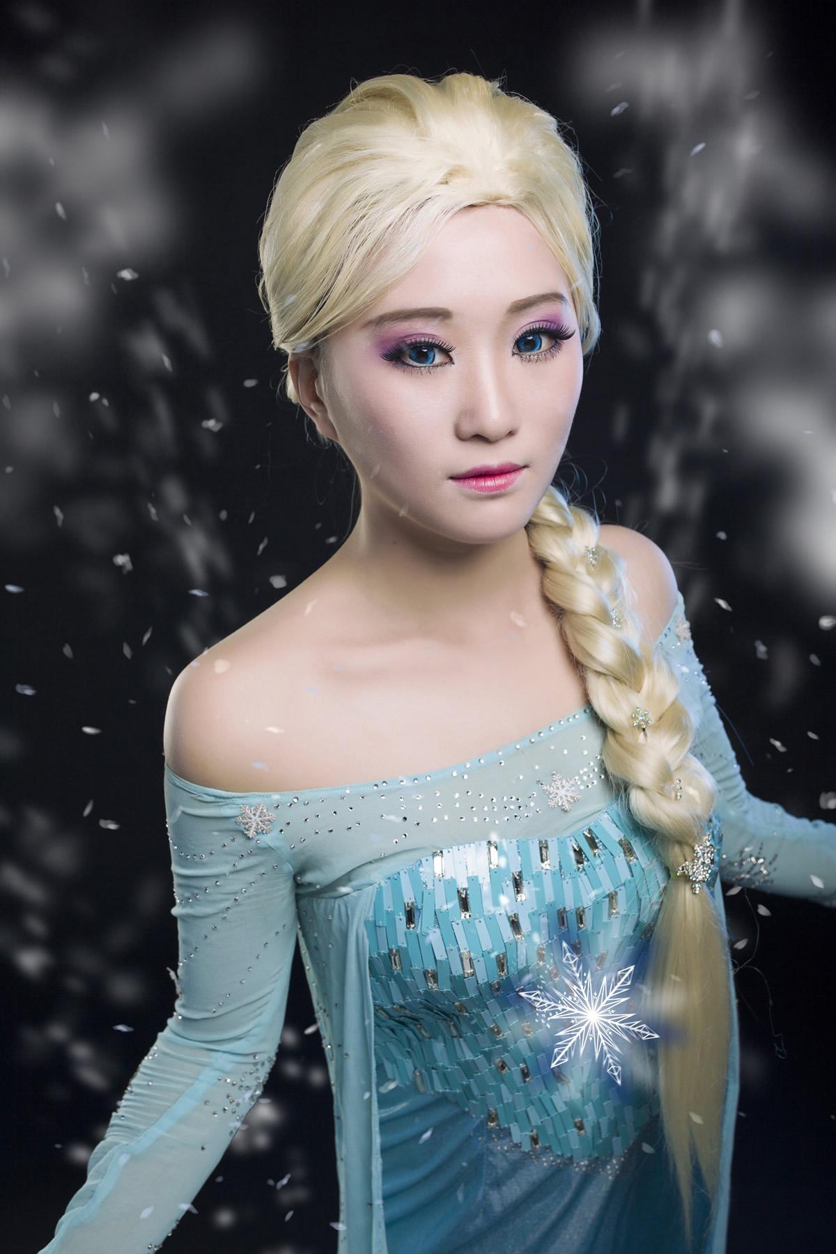 冰雪奇缘Elsa COSPLAY,cosplay,二次元