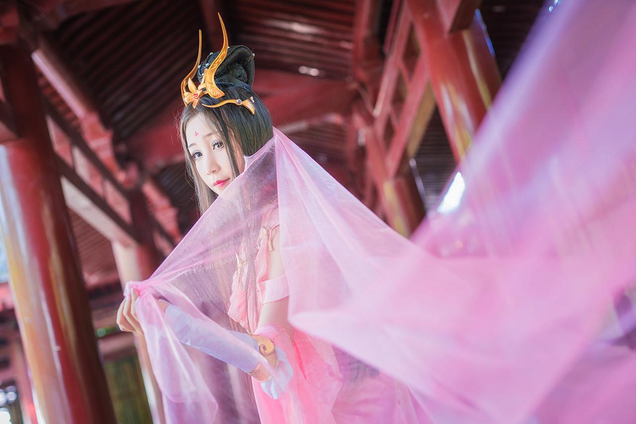 剑网三儒风秀娘cosplay-《闻说》,cosplay,二次元