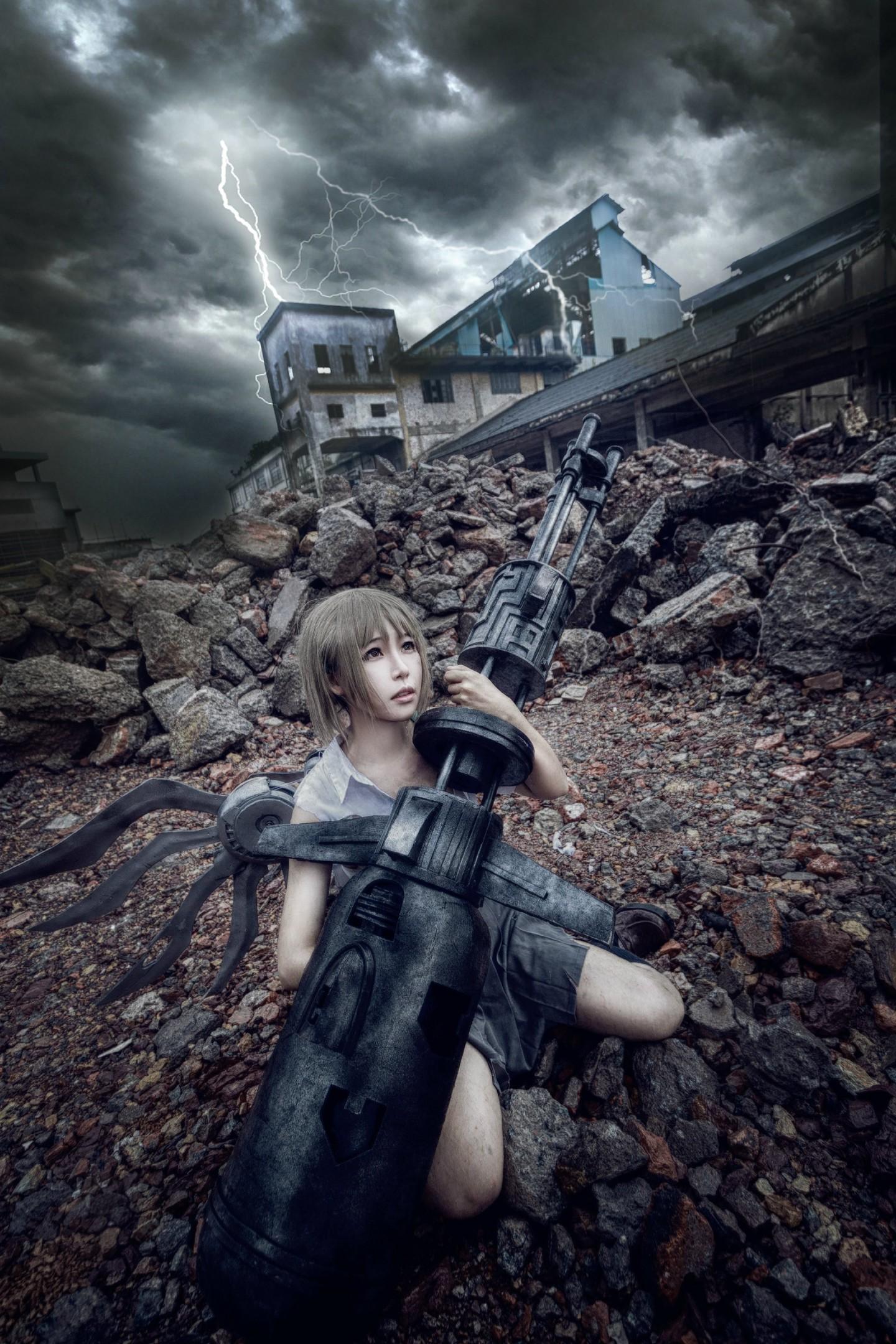 最终兵器彼女千濑cosplay,cosplay,二次元