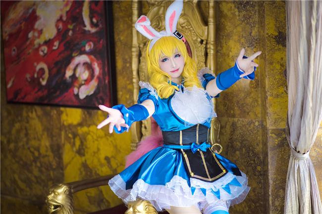 《王者荣耀》 妲己爱丽丝cosplay,cosplay,二次元