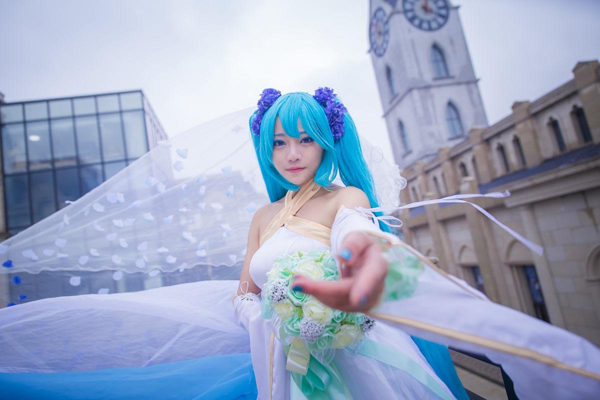 miku魔王花嫁,cosplay,二次元