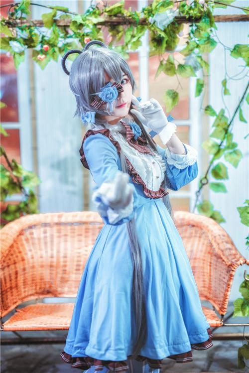 Vsinger 山茶洛天依cosplay,cosplay,二次元