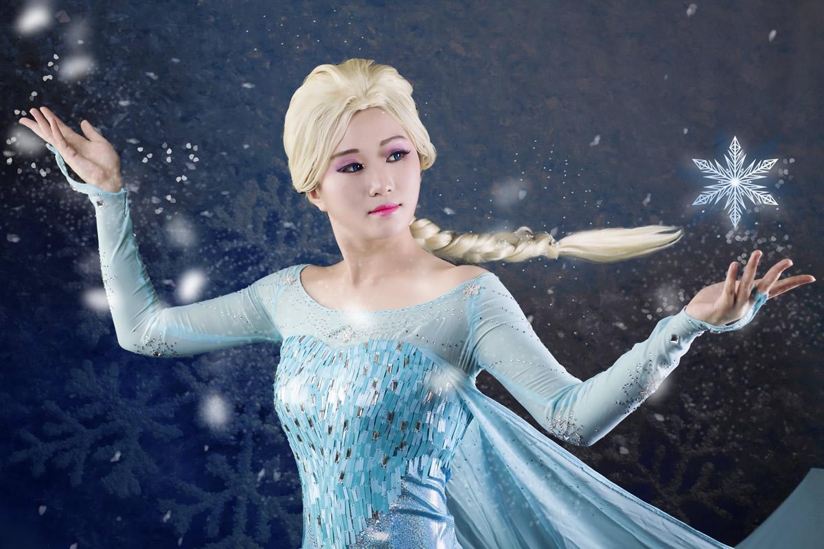 冰雪奇缘Elsa COSPLAY,cosplay,二次元