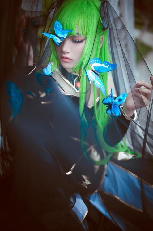 《叛逆的鲁鲁修》 C.C cosplay,cosplay,二次元