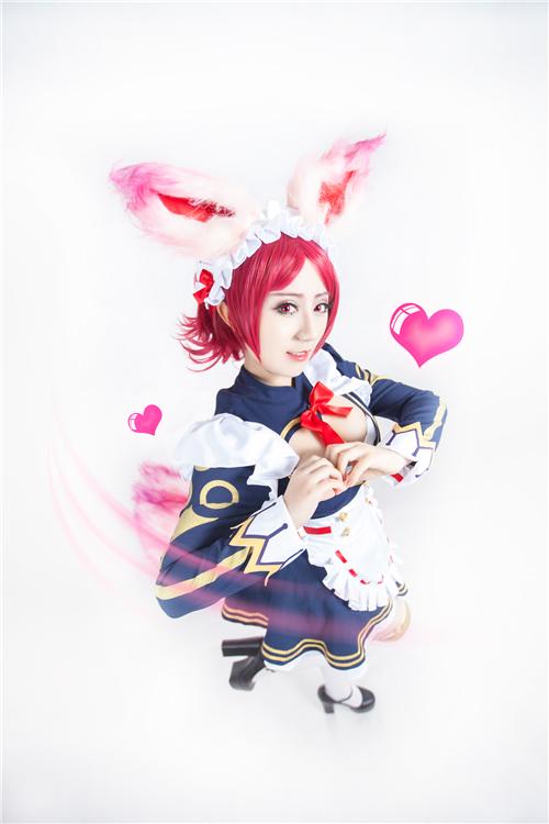 《王者荣耀》女仆妲己cosplay,cosplay,二次元