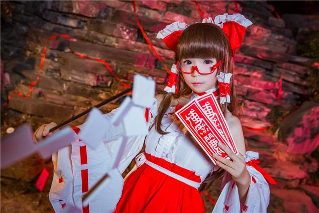 《东方project 》博丽灵梦,cosplay,二次元