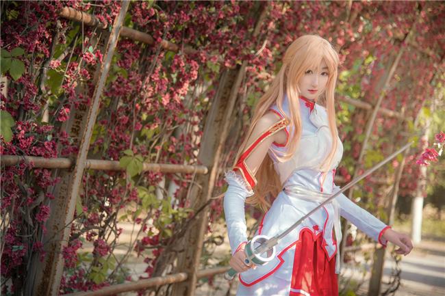 《刀剑神域》亚丝娜,cosplay,二次元