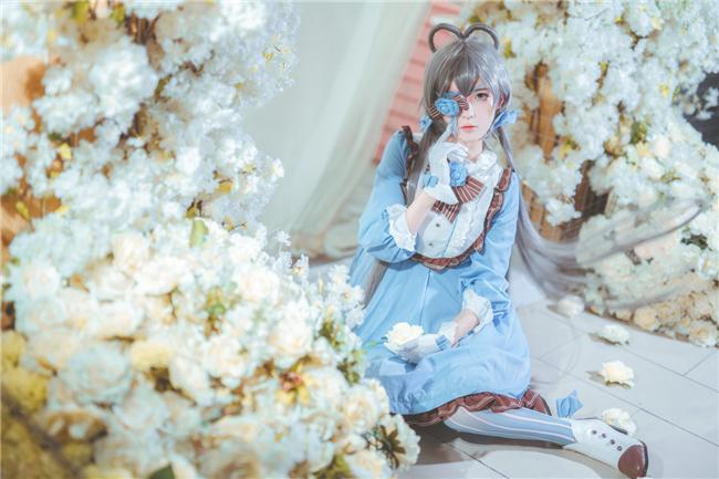 Vsinger 山茶洛天依cosplay,cosplay,二次元