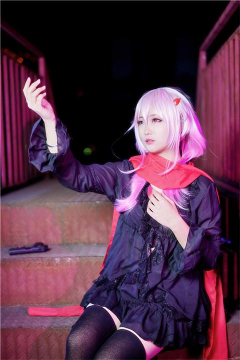 暗夜下的天使蝶祈,cosplay,二次元