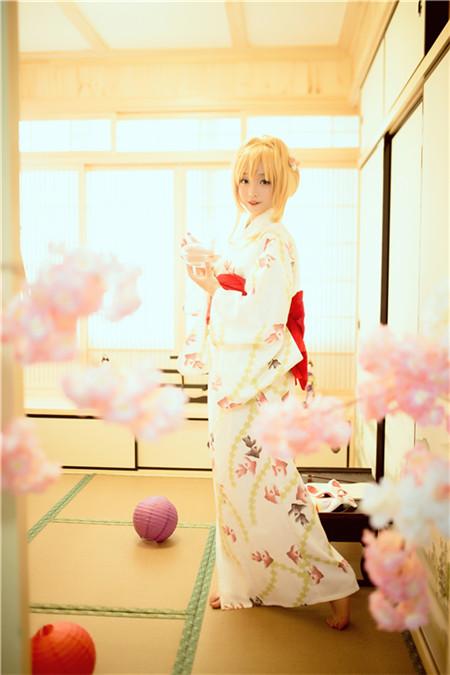 《魔卡少女樱》小樱金鱼浴衣