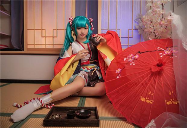 miku 百火缭乱,cosplay,二次元