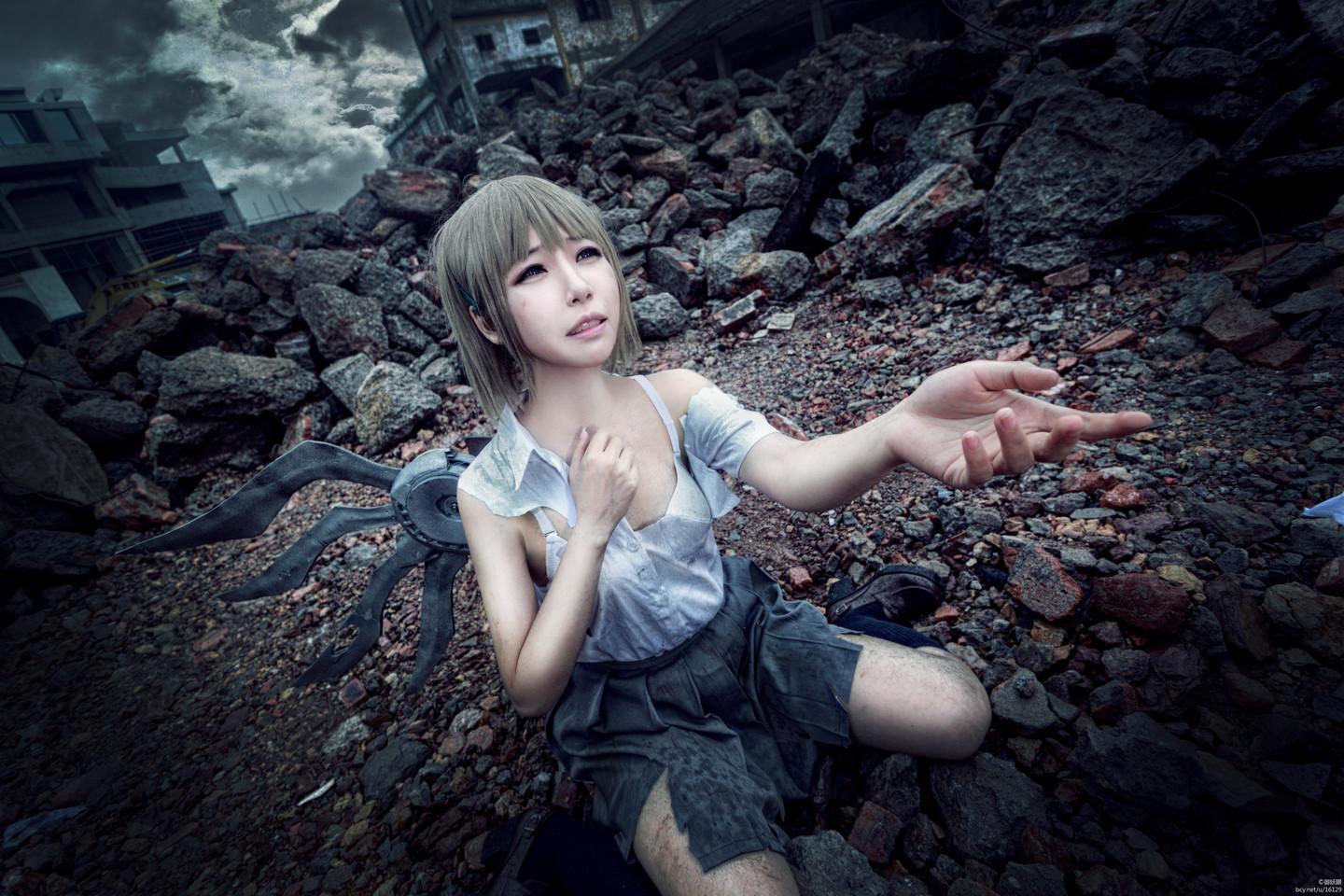 最终兵器彼女千濑cosplay,cosplay,二次元