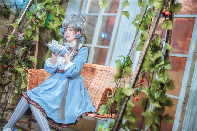 Vsinger 山茶洛天依cosplay,cosplay,二次元