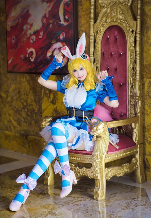 《王者荣耀》 妲己爱丽丝cosplay,cosplay,二次元