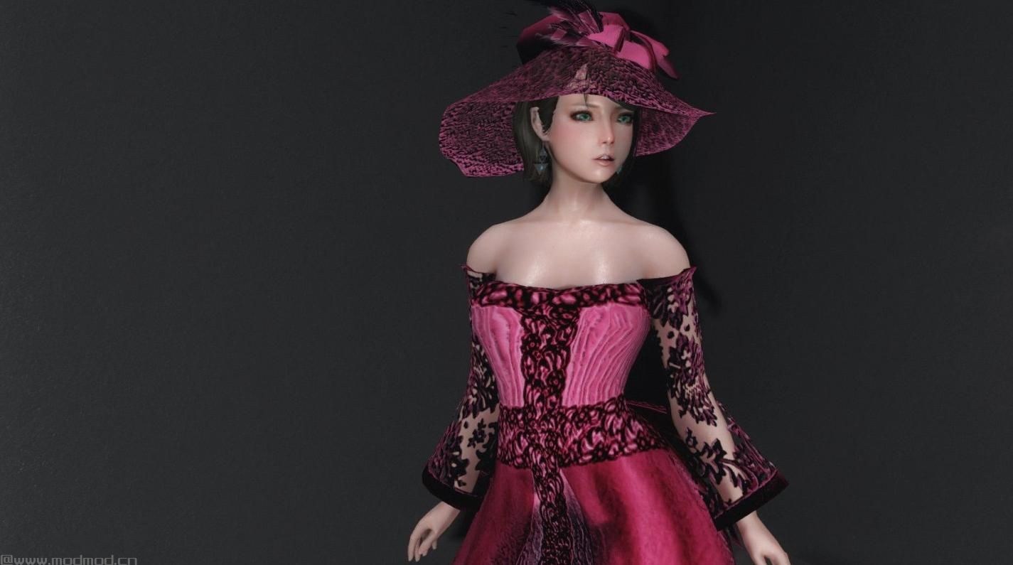 上古卷轴5：天际MOD Countes night dress , 伯爵夫人礼服