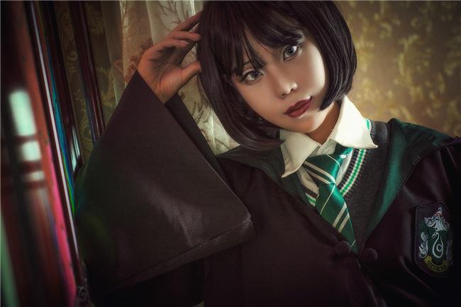 《哈利·波特》潘西·帕金森cosplay,cosplay图片,二次元图片