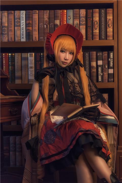 《蔷薇少女》大正和服真红cosplay