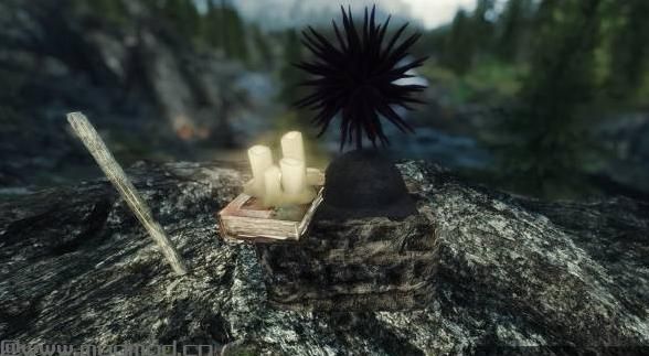 上古卷轴5：天际MOD  Campfire Shrines营火祭坛，可以随时随地获得魔神庇佑