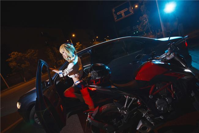 《FATE》赛车娘sabercosplay,cosplay图片,二次元图片
