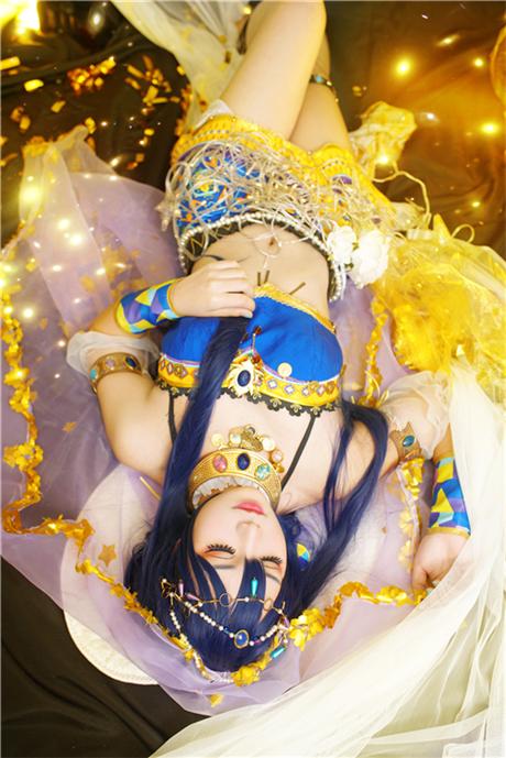 《LoveLive!》园田海未舞娘cosplay,cosplay图片,二次元图片