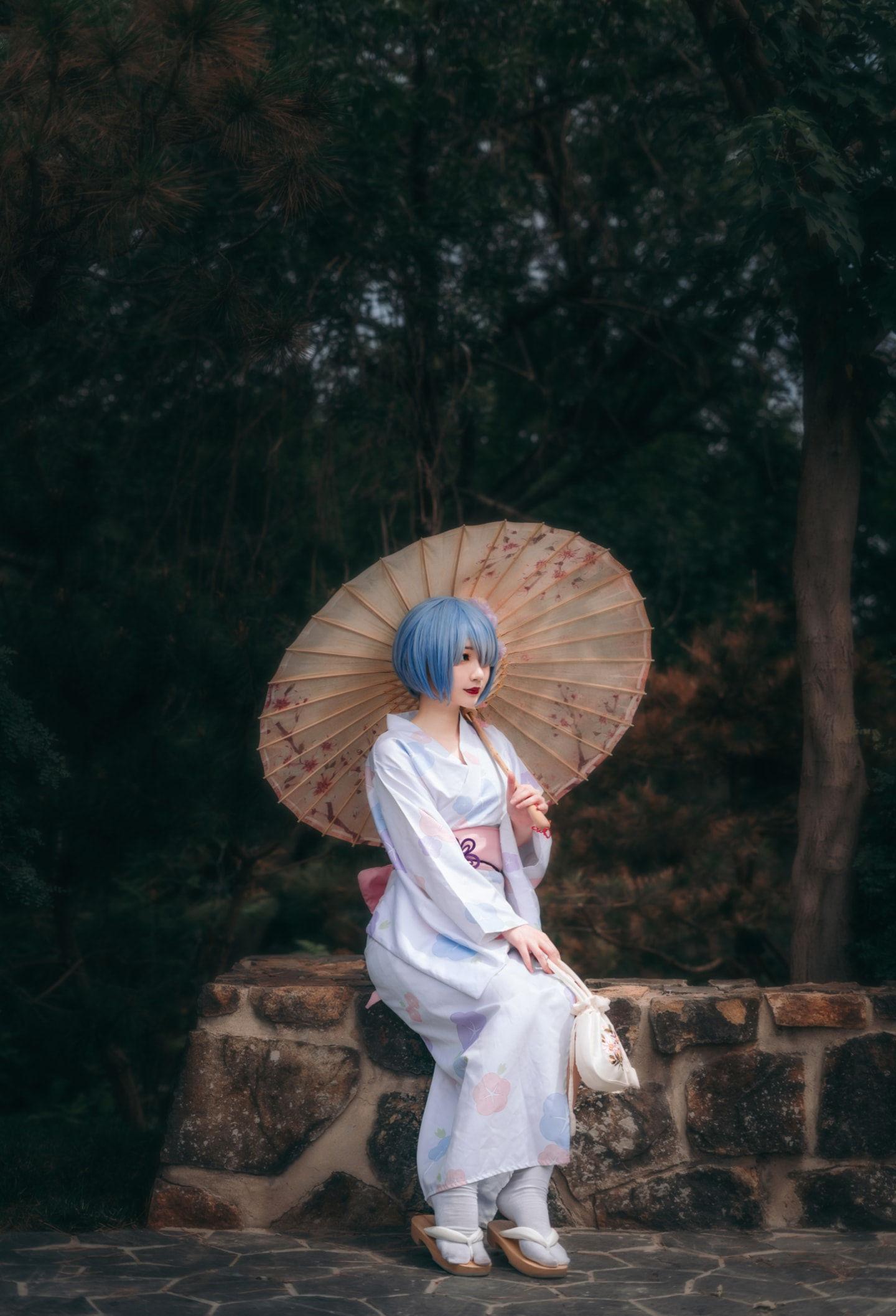 蕾姆cosplay这一抹微笑由我来守护,cosplay图片,二次元图片