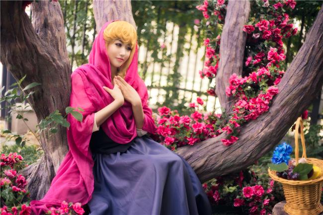 《迪士尼经典系列才 》睡美人爱罗拉公主cosplay,cosplay图片,二次元图片