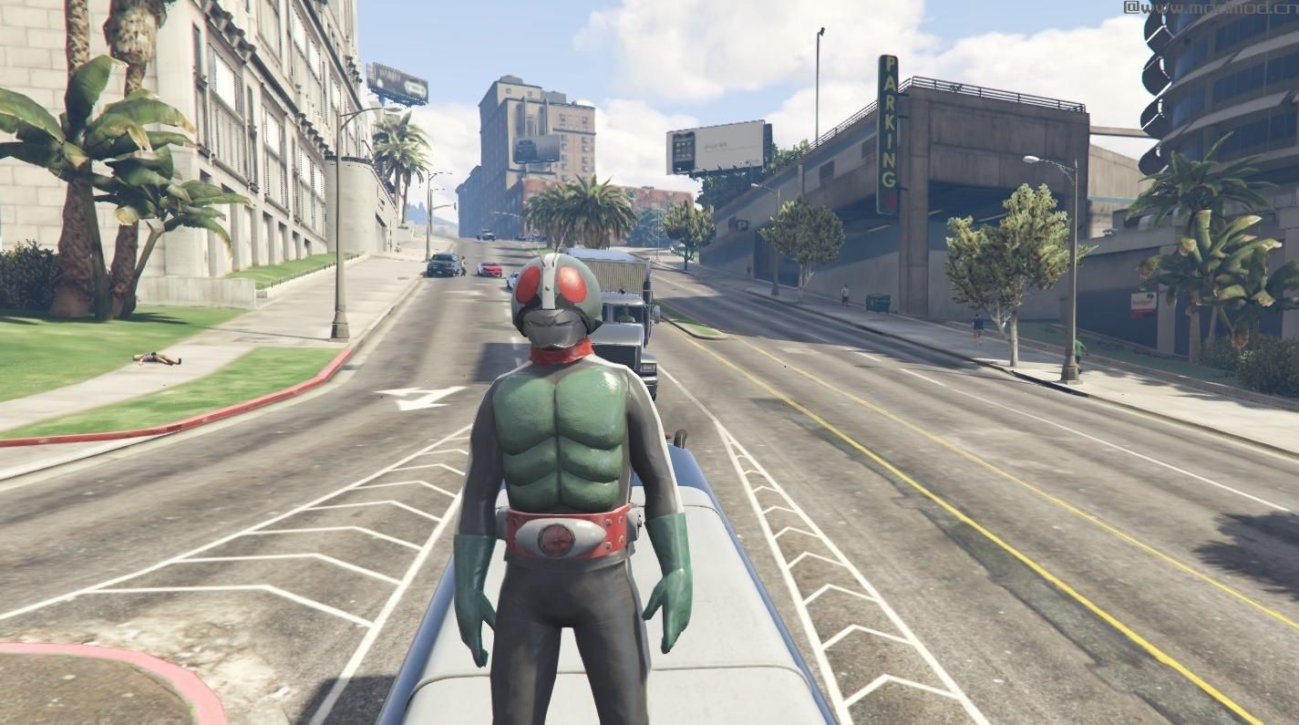 侠盗猎车手5MOD Kamen Rider ichigo (Sakurajima) & Nigo (Original)