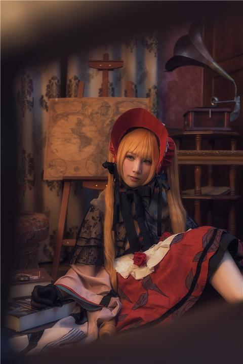 《蔷薇少女》大正和服真红cosplay,cosplay图片,二次元图片