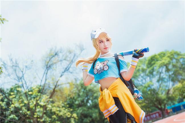 《王者荣耀》花木兰cosplay 荣耀赛场,cosplay图片,二次元图片