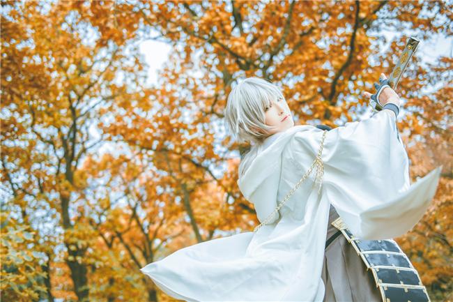 《刀剑乱舞》鹤丸国永cosplay,cosplay图片,二次元图片