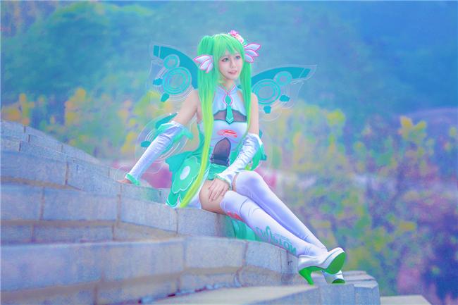 《Vsinger》赛车初音cosplay,cosplay图片,二次元图片
