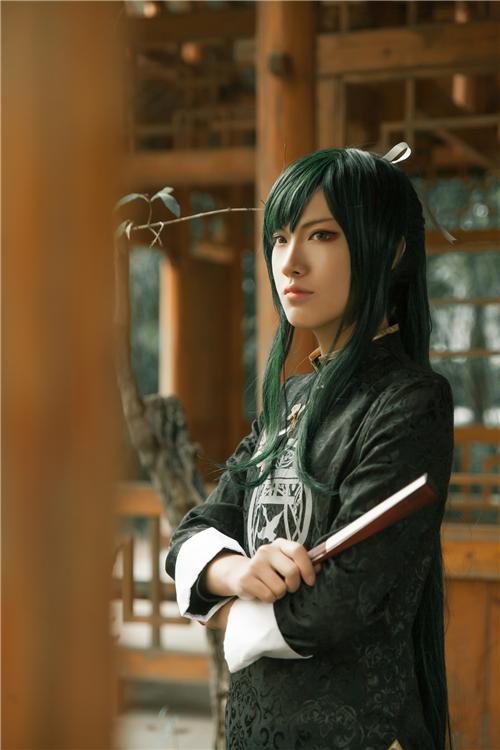 《刀剑乱舞》太郎太刀同人旗袍cosplay,cosplay图片,二次元图片