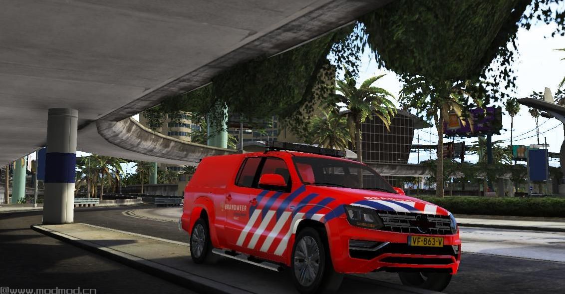 侠盗猎车手5MOD Volkswagen Amarok Brandweer