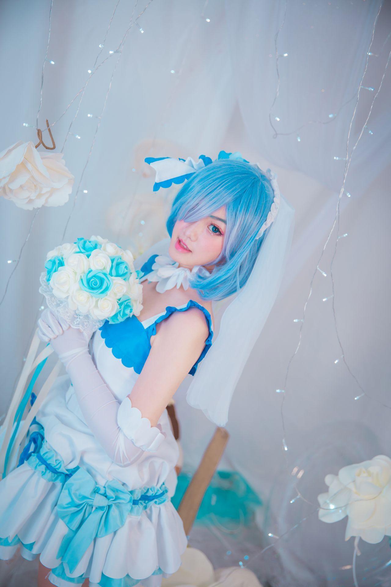 蕾姆花嫁cosplay,cosplay图片,二次元图片