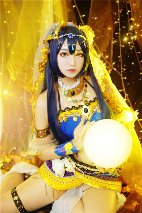 《LoveLive!》园田海未舞娘cosplay
