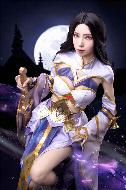 《王者荣耀》露娜cosplay,cosplay图片,二次元图片