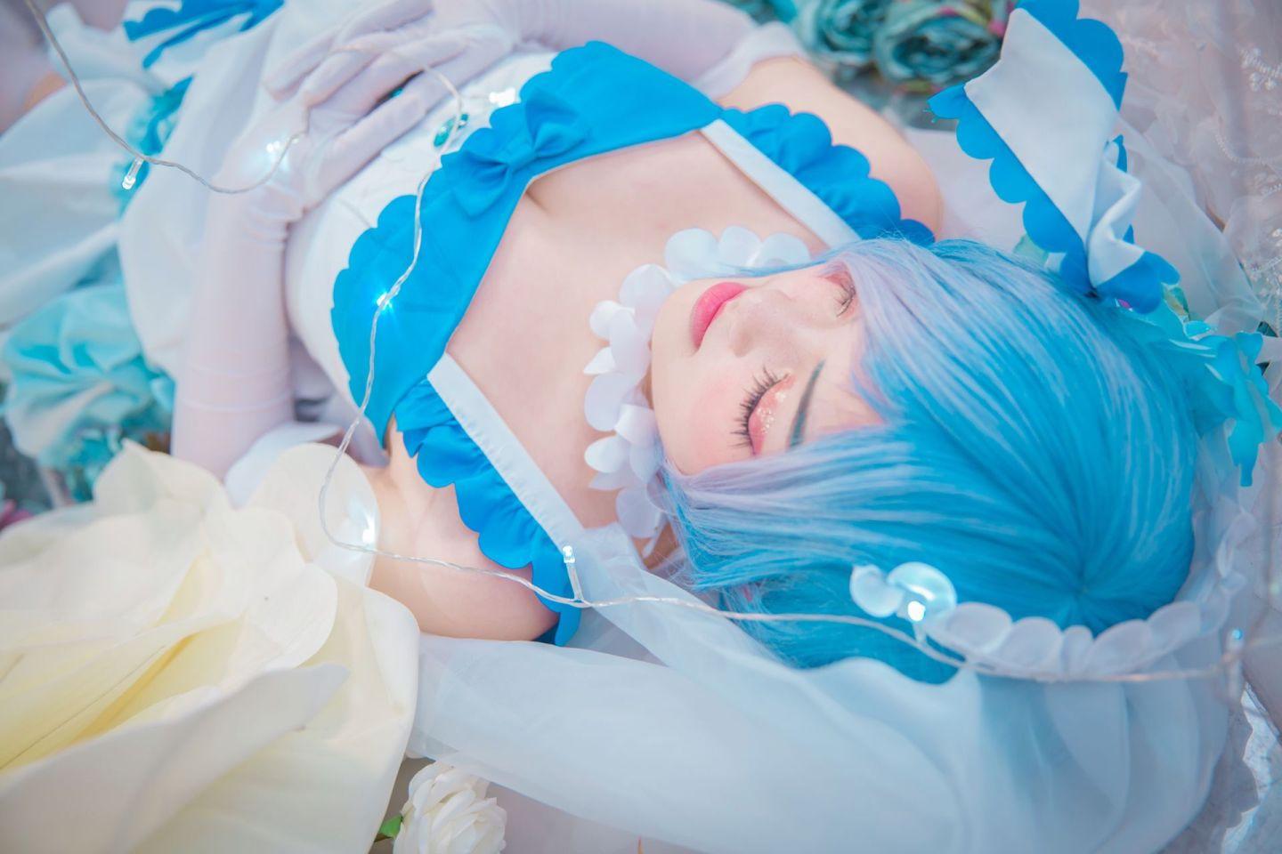 蕾姆花嫁cosplay,cosplay图片,二次元图片