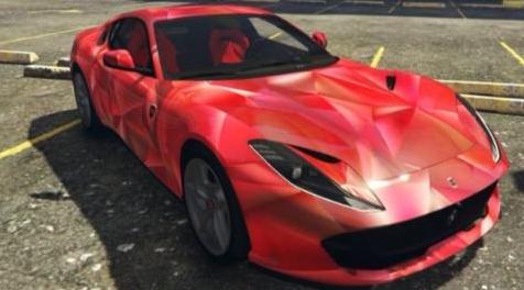 侠盗猎车手5MOD Ferrari 812 Superfast Texture Edit KZ 2018 超跑