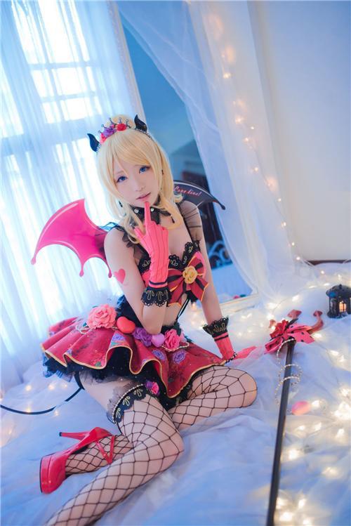 《LoveLive！》小恶魔绘里cosplay