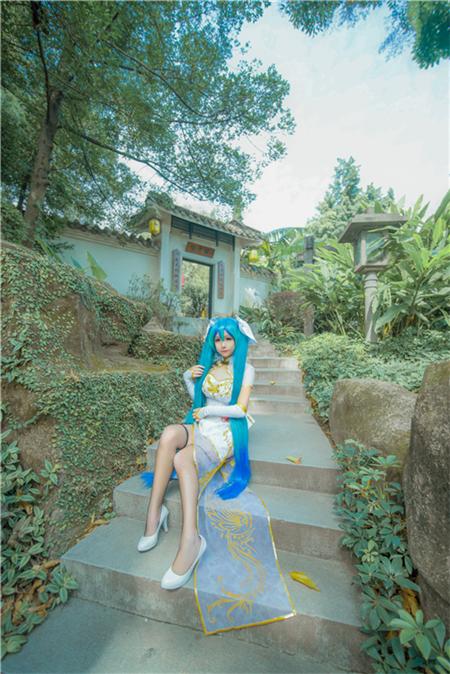 《Vsinger》金丝雀初音cosplay,cosplay图片,二次元图片