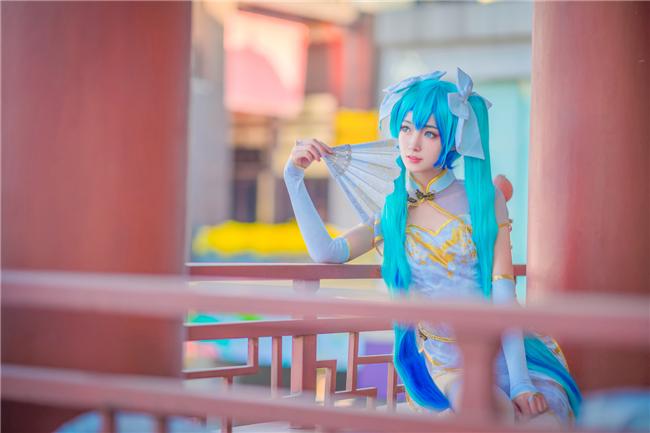 《Vsinger》初音未来&洛天依  cosplay,cosplay图片,二次元图片