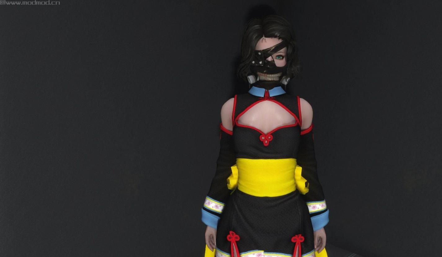 上古卷轴5：天际MOD 死或生5雷芳两件服装