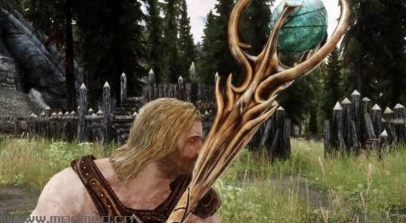 上古卷轴5：天际MOD Staff of Magnus HD by Flash3113高清的玛格努斯之杖