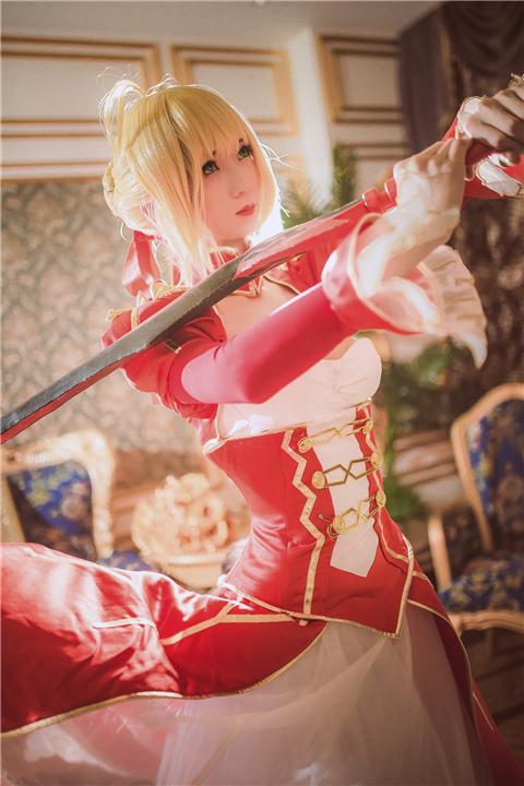 《fate》尼禄cosplay,cosplay图片,二次元图片