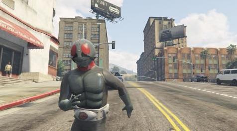 侠盗猎车手5MOD Kamen Rider ichigo (Sakurajima) & Nigo (Original)