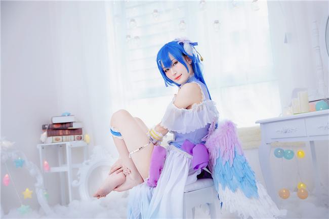 《LoveLive！》白情海未cosplay,cosplay图片,二次元图片