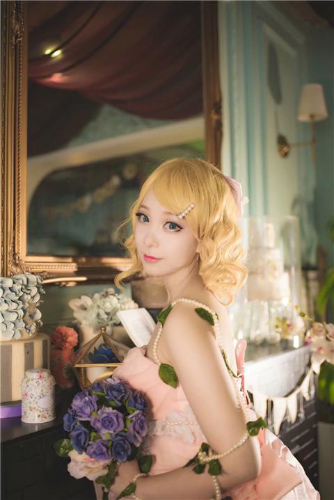 Vsinger 镜音铃 背德之花cosplay,cosplay图片,二次元图片