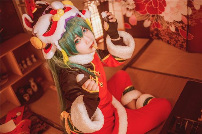 《Vsinger》新年初音 cosplay,cosplay图片,二次元图片