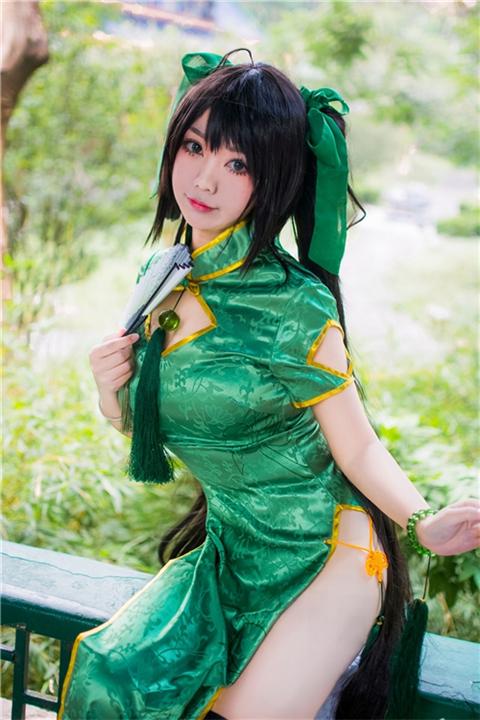 《王者荣耀》孙尚香同人旗袍cosplay,cosplay图片,二次元图片